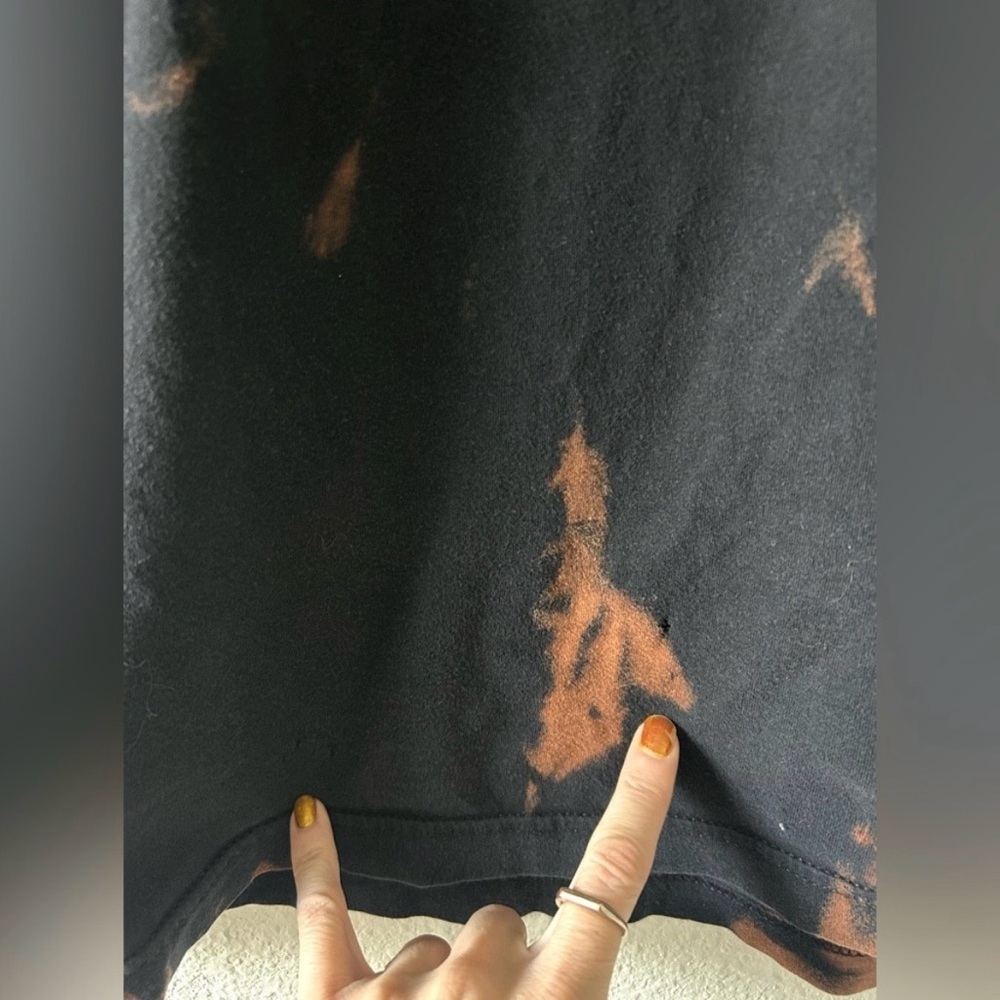 Bella + Canvas Graphic Tee – Size Medium – Custom Bleach Dyed - Picture 4 of 9